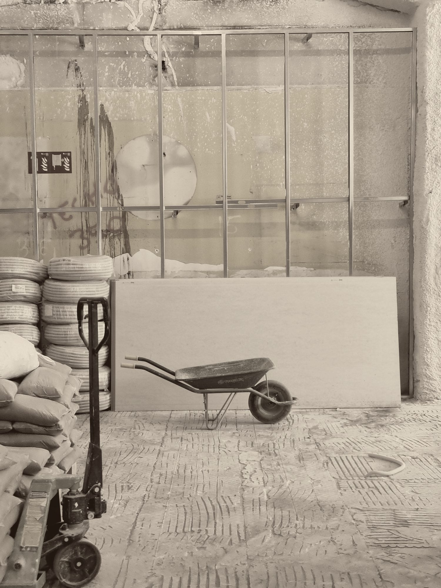 Logística de materiales en obra